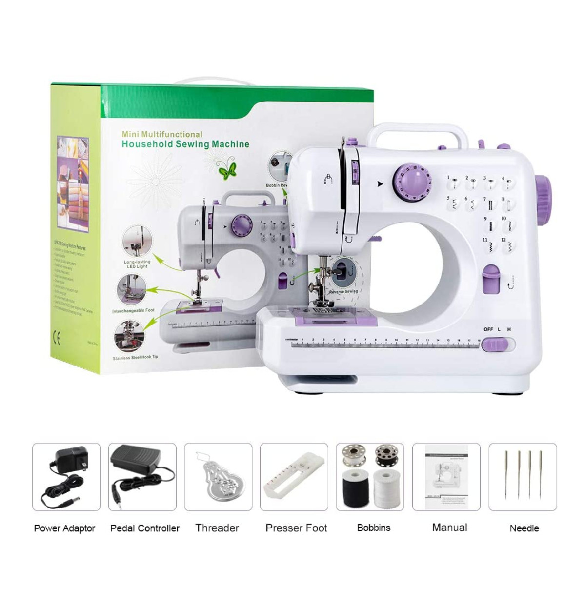 Miniatura 6 de Maquina de Coser Doméstica 12 Puntadas